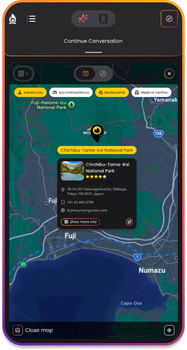 Chat conversation with Trazzeo AI assistant